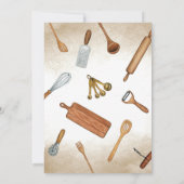 Whisked Away Bridal Shower Invitation Kaart (Achterkant)