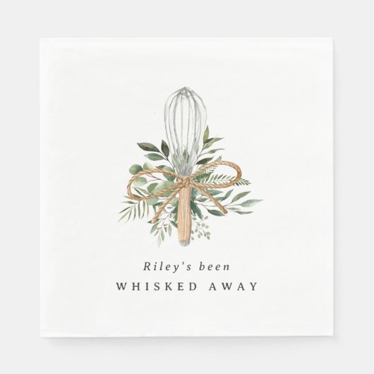 Whisked Away Keuken Vrijgezellenfeest Servet (Voorkant)