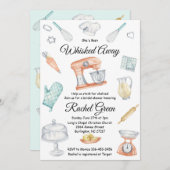 Whisked Away Kitchen Bridal Shower Kaart (Voorkant / Achterkant)