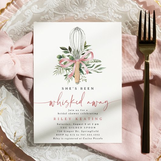 Whisked Away Kitchen Bridal Shower Kaart