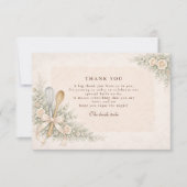 Whisked Away Rustic Baking Bridal Shower Bedankkaart (Voorkant)