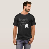 Whisker Away Cat Pun T-shirt (Voorkant volledig)