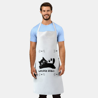 Whisker Goals Cat Silhouette Schort