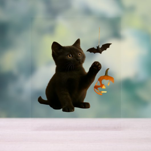 Whisker Hex & Lantaarn Glow Classic T-shirt Acryl Bord (Neutraal)