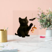 Whisker Hex & Lantaarn Glow Classic T-shirt Acryl Bord (Huwelijk)