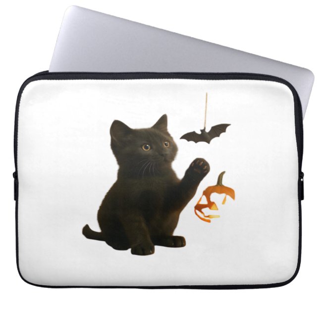 Whisker Hex & Lantaarn Glow Classic T-shirt Laptop Sleeve (Voorkant)