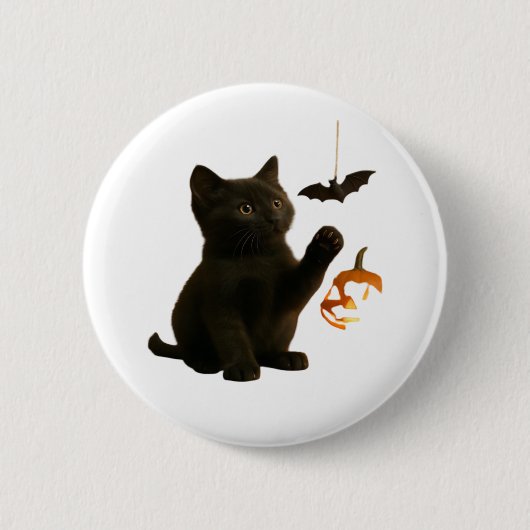 Whisker Hex & Lantaarn Glow Classic T-shirt Ronde Button 5,7 Cm (Voorkant)