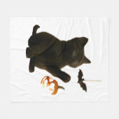 Whisker Hex & Lantern Glow Classic T-Shirt Fleece Deken (Voorkant (Horizontaal))