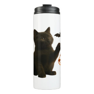 Whisker Hex & Lantern Glow Klassiek T-shirt Thermosbeker