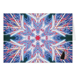 Whisker Kaleidoscope Wenskaart