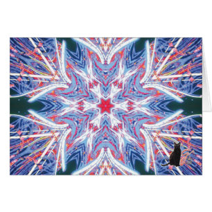 Whisker Kaleidoscope Wenskaart