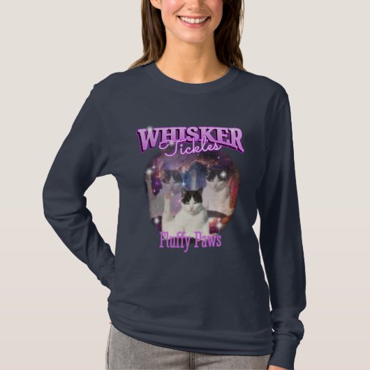 WHISKER kietelen en pluizige poten T-shirt (Voorkant)