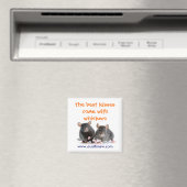 Whisker Kisses (rat) Magneet (Insitu (Vaatwasser))