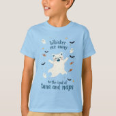 Whisker me weg | Grappige Spooky Halloween Cat T-shirt (Voorkant)
