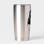 Whisker-Tuck Holiday Cat Geïsoleerde Drinkbeker (Voorkant)