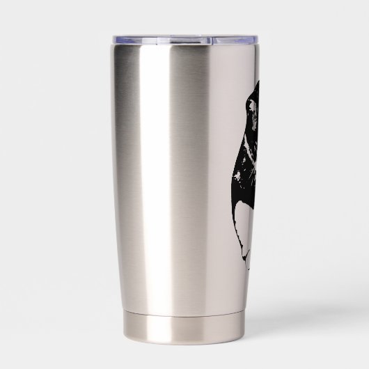 Whisker-Tuck Holiday Cat Geïsoleerde Drinkbeker (Voorkant)