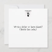 Whisker-vermoeidheid is een echt grappig kattenkat (Achterkant)