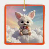 "Whisker Wander" Keramisch Ornament (Achterkant)