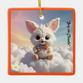 "Whisker Wander" Keramisch Ornament (Voorkant)