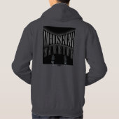 "Whisker Warrior" met krassende poten geestig ontw Hoodie (Achterkant)