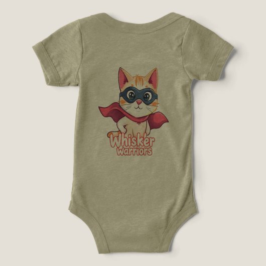 Whisker Warriors - Pastel Hero Cat (Design achterkant)