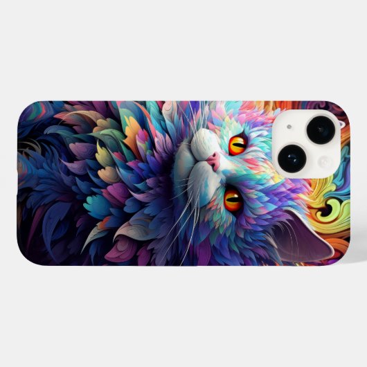 Whisker Wonder Case-Mate iPhone Case (Achterkant (horizontaal))