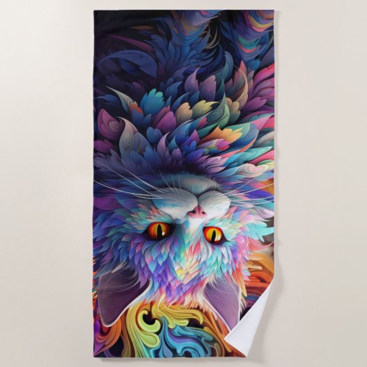 Whisker Wonder Strandlaken (Voorkant)