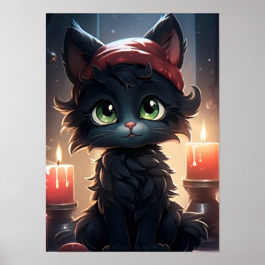 Whisker Wonderland: Cat Christmas-Poster Poster (Voorkant)