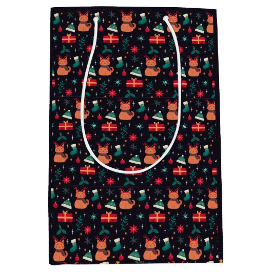 Whisker Wonderland Medium Cadeauzakje (Voorkant)