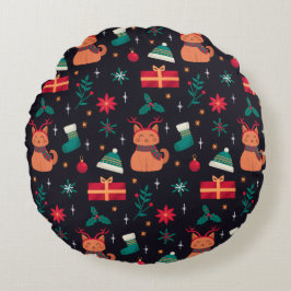 Whisker Wonderland Rond Kussen