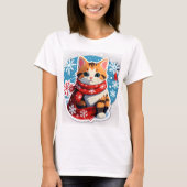 Whisker Wonderland – Schattige Shirt voor winterka (Voorkant)