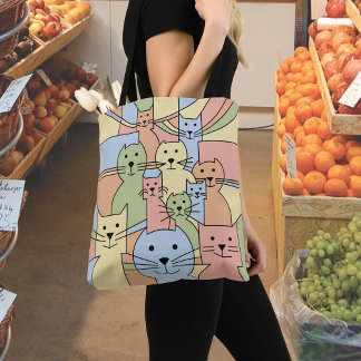 Whisker Wonders' kat Tote Bag
