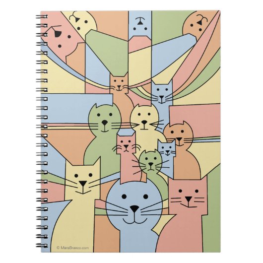 Whisker Wonders' Katten Notitieboek (Voorkant)