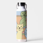 Whisker Wonders' Katten Waterfles (Voorkant)