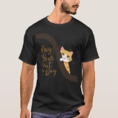 Whisker Wonders National Cat Day T-shirt (Voorkant)
