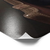 Whiskered Cat vraagt zich af: Digitale kattenportr Foto Afdruk (Hoek)