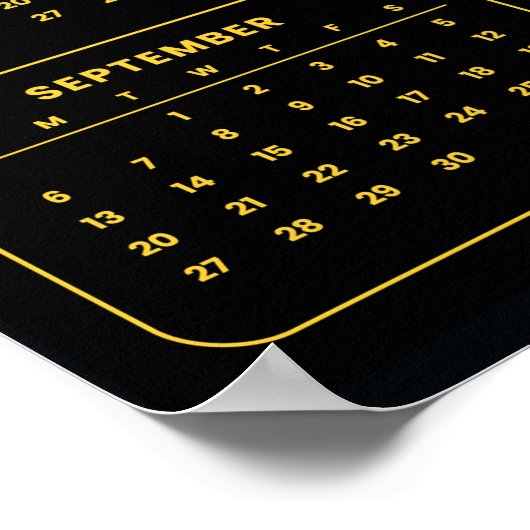 Whiskered Gaze: 2026 Tabby Calendar Poster (Hoek)