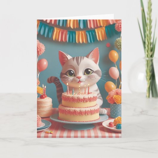 Whiskers and Cake Kaart (Voorkant)