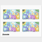 Whiskers and Spint, CAT-VRIENDS-STICKERS Rechthoekige Sticker (Vel)