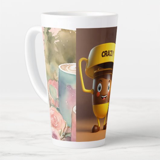 Whiskers & Brew: Schattigee Kattengeïnspireerde Ko Latte Mok (Linkerhoek)