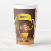 Whiskers & Brew: Schattigee Kattengeïnspireerde Ko Latte Mok (Voorkant)