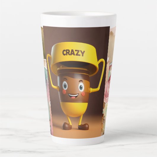 Whiskers & Brew: Schattigee Kattengeïnspireerde Ko Latte Mok (Voorkant)