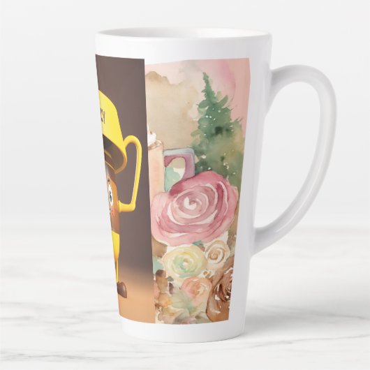 Whiskers & Brew: Schattigee Kattengeïnspireerde Ko Latte Mok (Rechts)