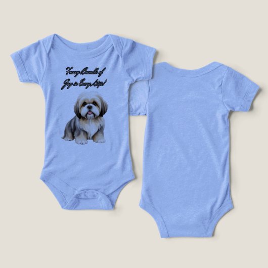 Whiskers en Fluff: Schattige pup in gezellige kleu (Ontwerp Voorkant & Achterkant)