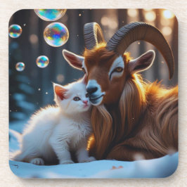 Whiskers en hoeven bier onderzetter