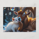 Whiskers en hoeven briefkaart (Voorkant)