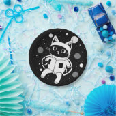 Whiskers in de ruimte papieren bordje (Feest)