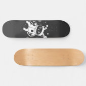 Whiskers in de ruimte persoonlijk skateboard (Horizontaal)
