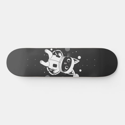 Whiskers in de ruimte persoonlijk skateboard (Horizontaal)