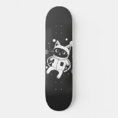 Whiskers in de ruimte persoonlijk skateboard (Voorkant)